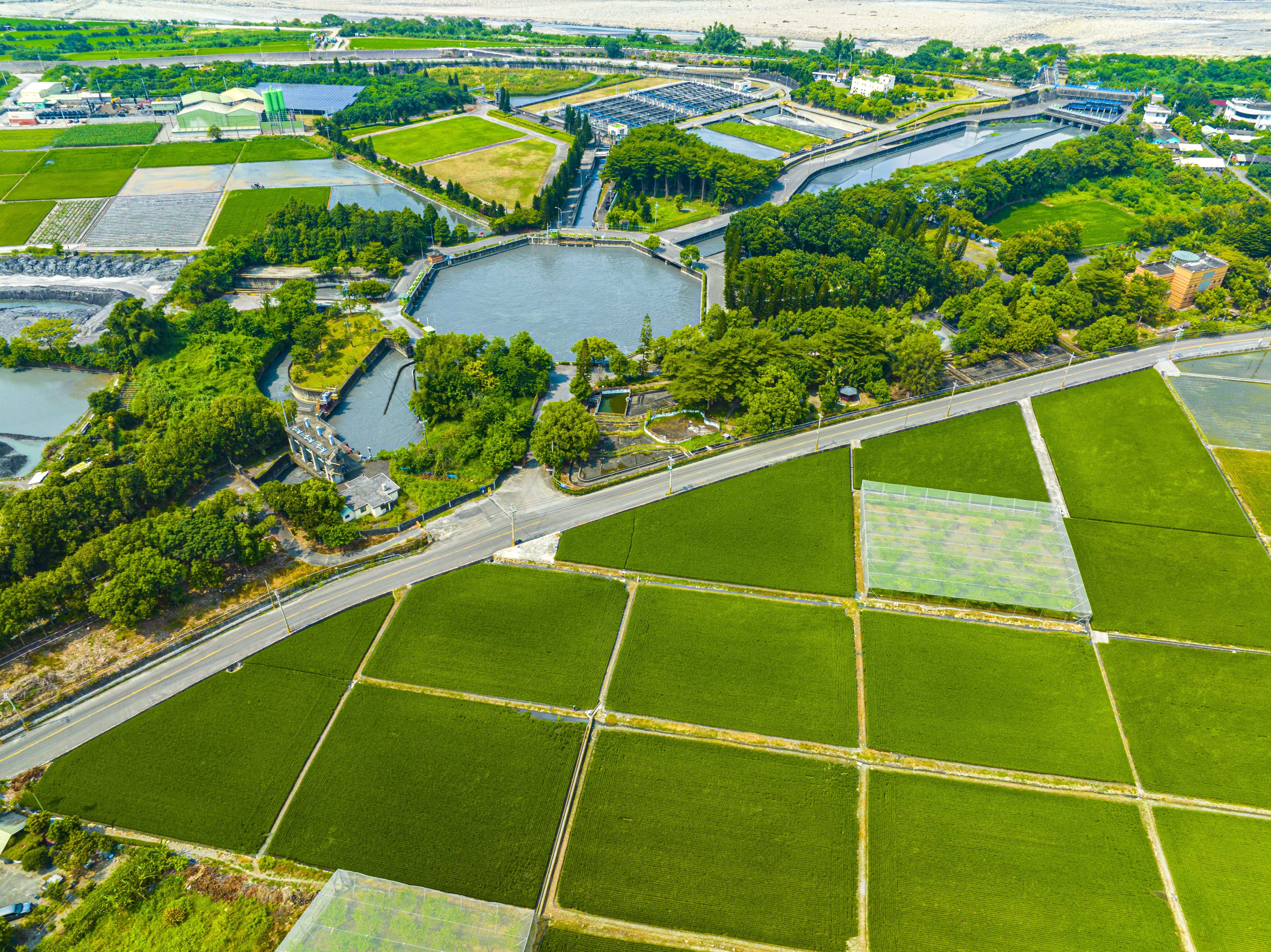 張凱智 - 八卦池與農田